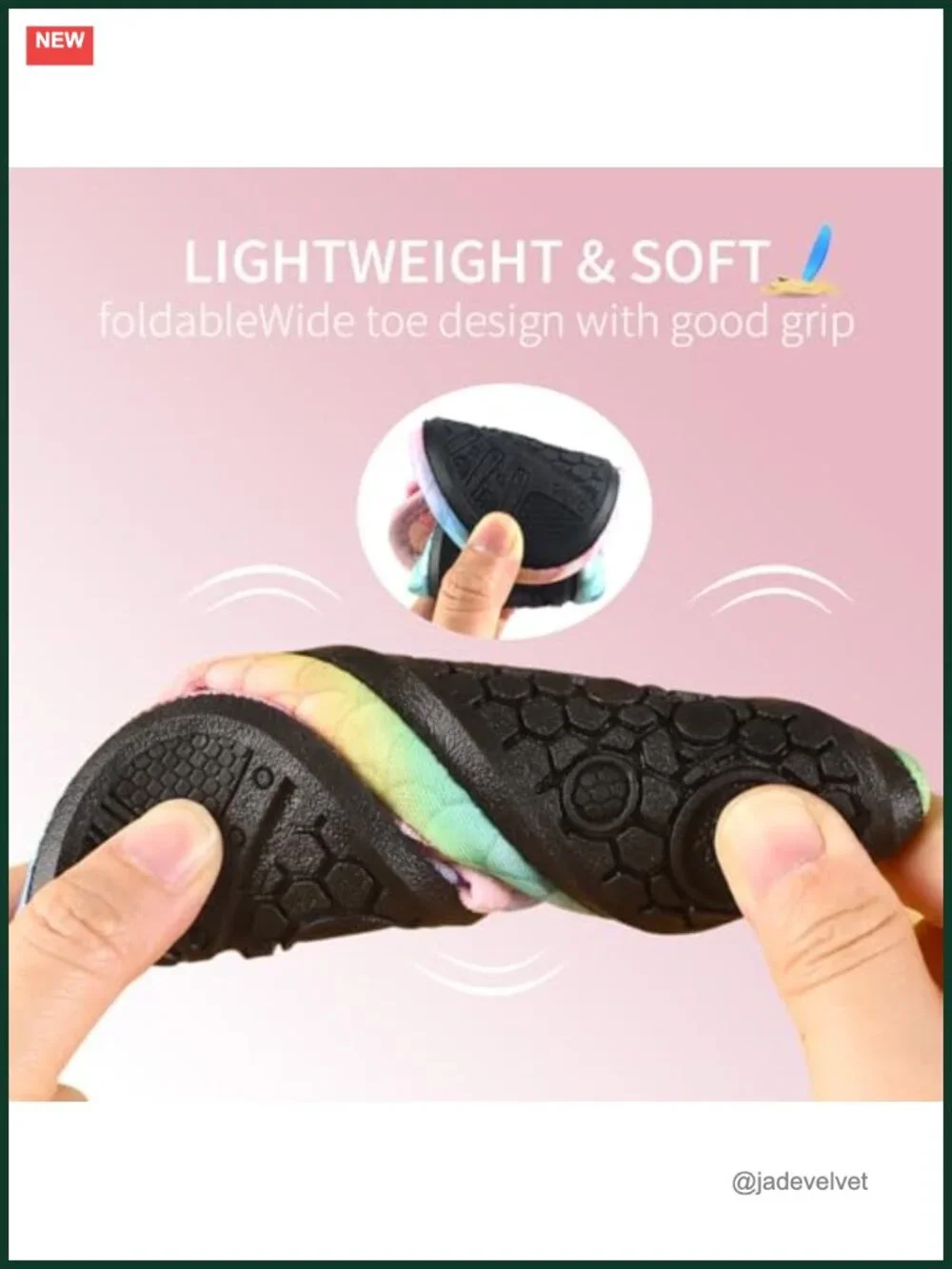 Kids Water Shoes Non Slip Quick Dry Barefoot Aqua Socks for Beach